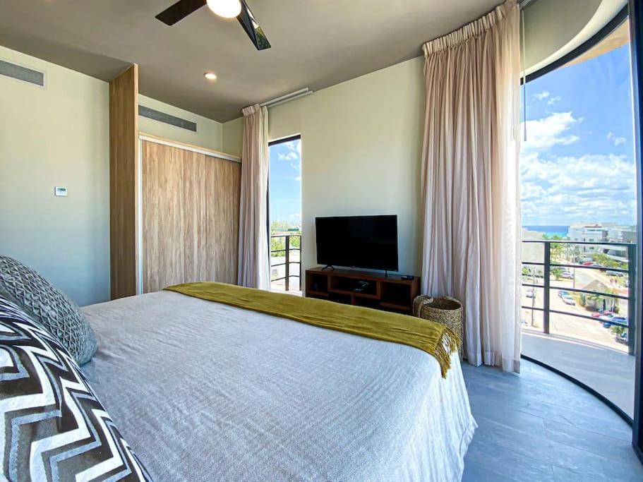 Beautiful + Luxury + Ocean View + Pool Apartment Playa del Carmen Exterior photo